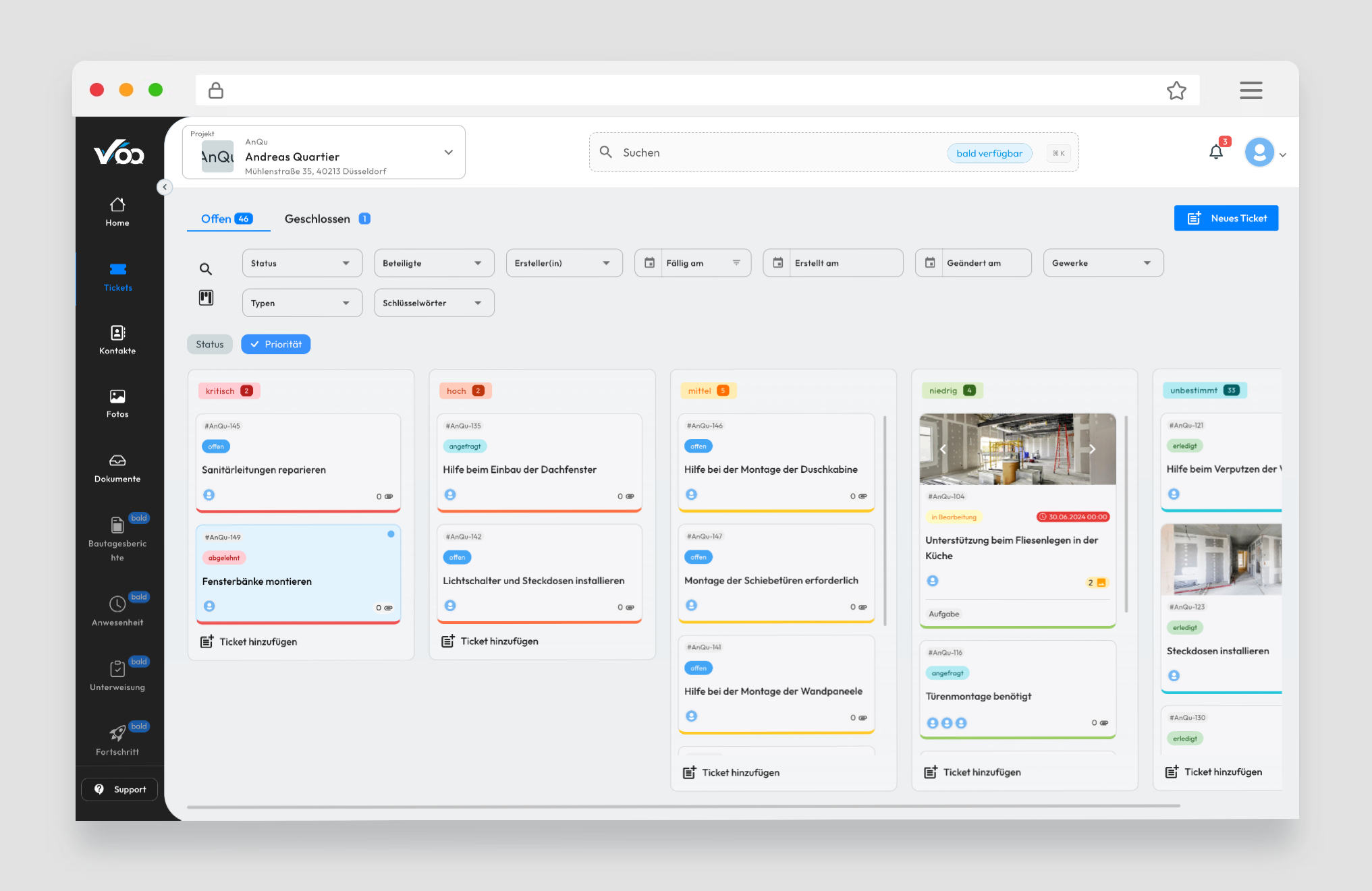 Tickets Kanban (Light)